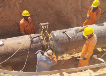 Cross countr pipeline work